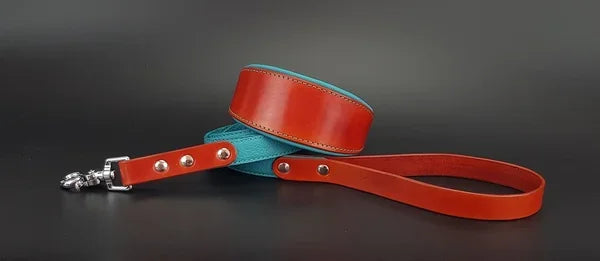 Riemen Halsband, Wilde Hummel "DUNKELORANGE"