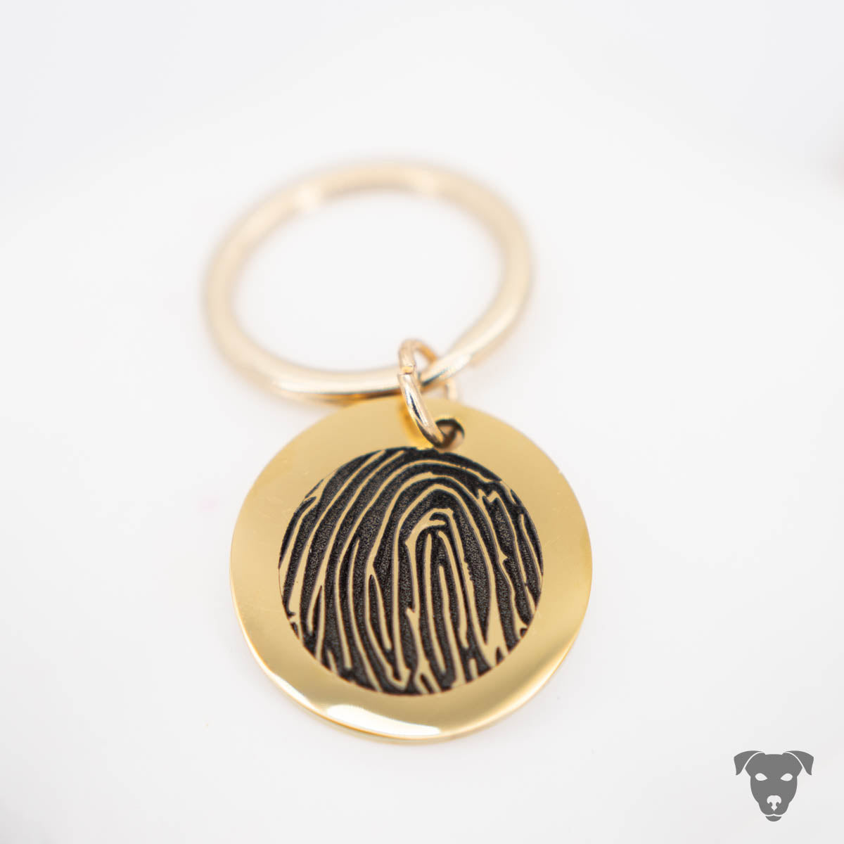 Schlüsselanhänger mit Abdruck - runde oder eckige Form