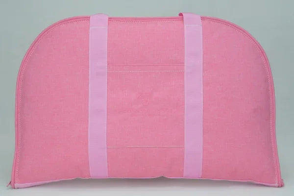 Hunde-Reisebett-Hundereisebett-in-rosa-mit-gesticktem-Hirschkopf-aussen-und-innen-einer-dicken-liegefläche-mit-grauem-Tuchloden-welcher-auch-bestickt-ist-mit-rosafarbenen-Herzen-handgefertigt-von-handmade-4-dogs