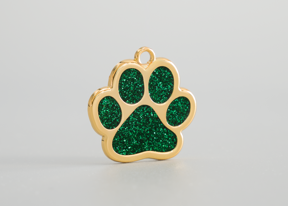 Hundemarke goldene Pfote