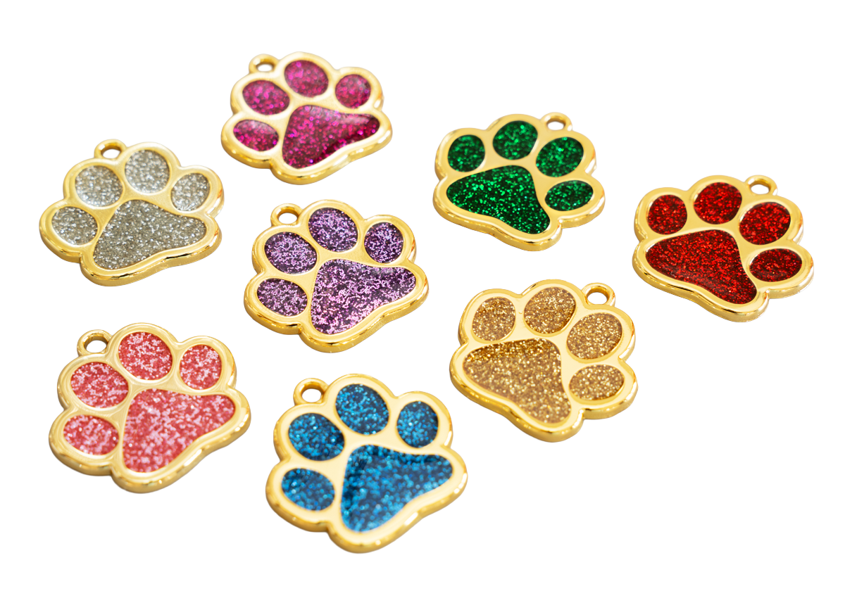 Hundemarke goldene Pfote