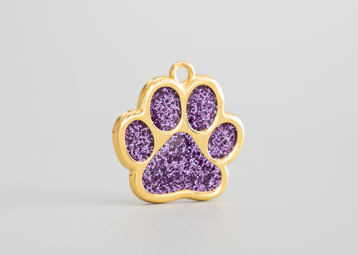 Hundemarke goldene Pfote