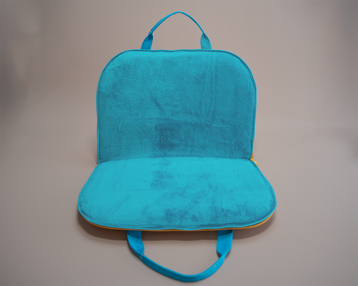 Hunde Reisebett, DOG BED TO GO "sonnengelb & türkis"