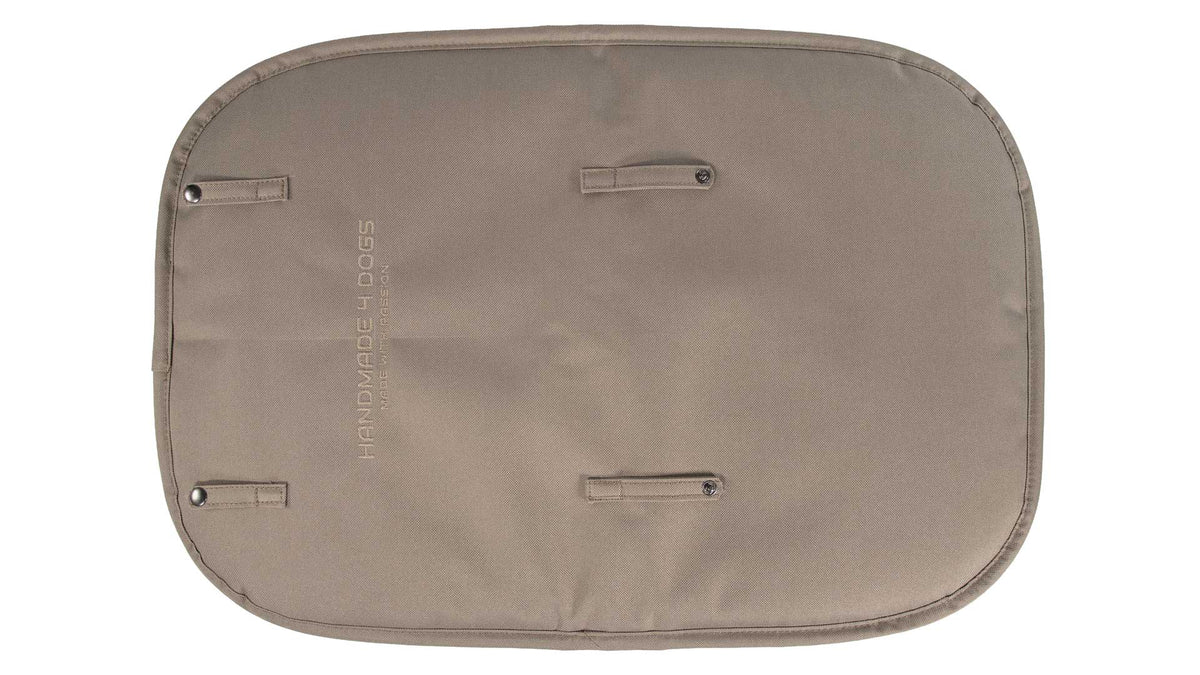 Dog Bed To Go LIGHT | Leekgreen & Sand-Cord