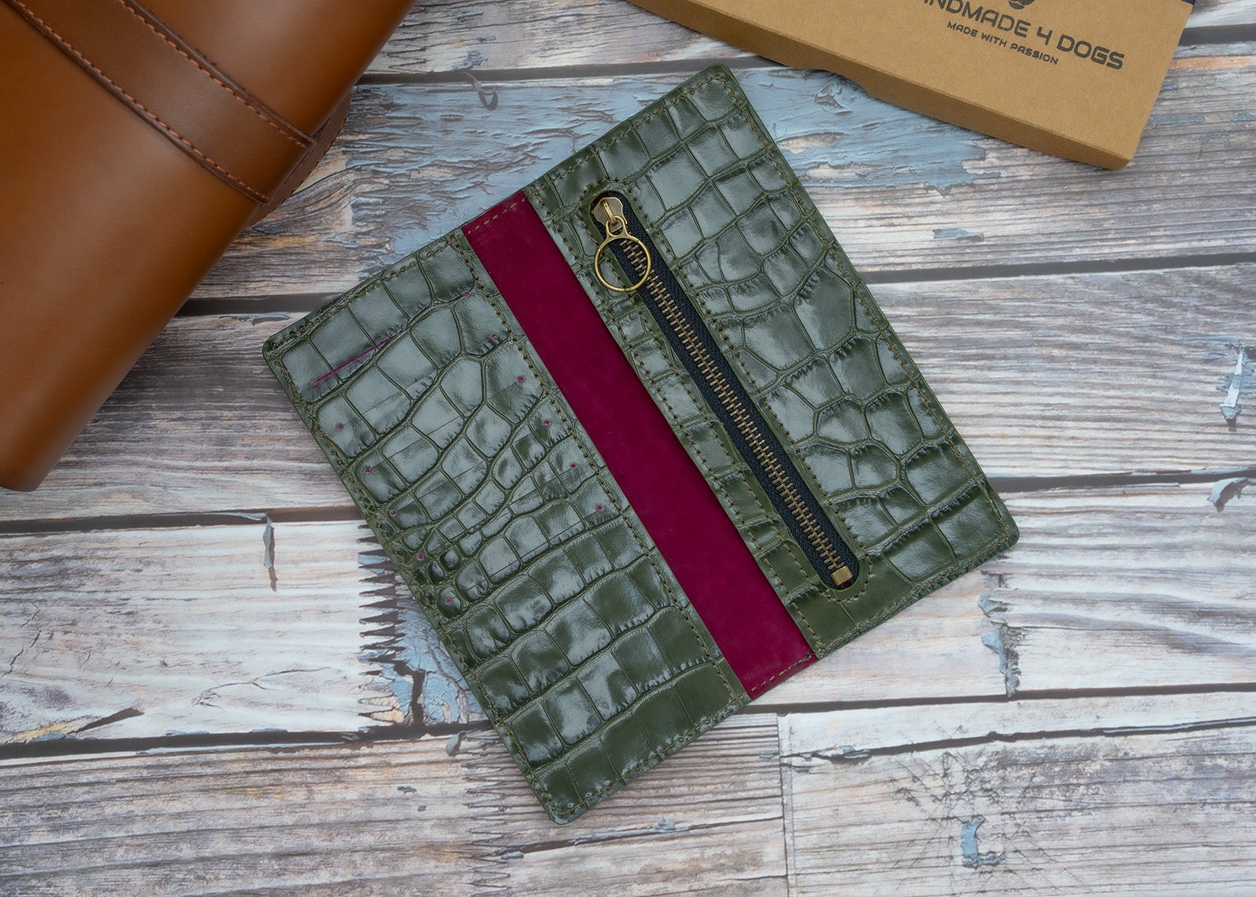 Long-Wallet "Army-Kroko"