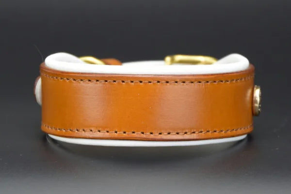 Riemen Halsband, Hunde Halsband handgefertigt, Halsband Konfigurator, DIY Hundehalsband, Riemen Halsband handmade-4-dogs, Lasergravierter Steckverschluss, handgefertigtes Hundehalsband mit Edelstein