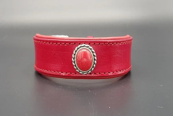 Riemen Halsband, Hunde Halsband handgefertigt, Halsband Konfigurator, DIY Hundehalsband, Riemen Halsband handmade-4-dogs, Lasergravierter Steckverschluss, handgefertigtes Hundehalsband mit Edelstein