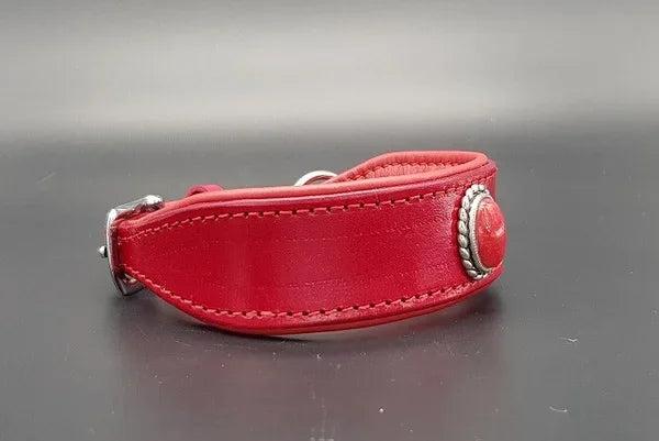 Riemen Halsband, Hunde Halsband handgefertigt, Halsband Konfigurator, DIY Hundehalsband, Riemen Halsband handmade-4-dogs, Lasergravierter Steckverschluss, handgefertigtes Hundehalsband mit Edelstein