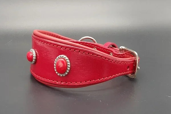 Riemen Halsband, Hunde Halsband handgefertigt, Halsband Konfigurator, DIY Hundehalsband, Riemen Halsband handmade-4-dogs, Lasergravierter Steckverschluss, handgefertigtes Hundehalsband mit Edelstein