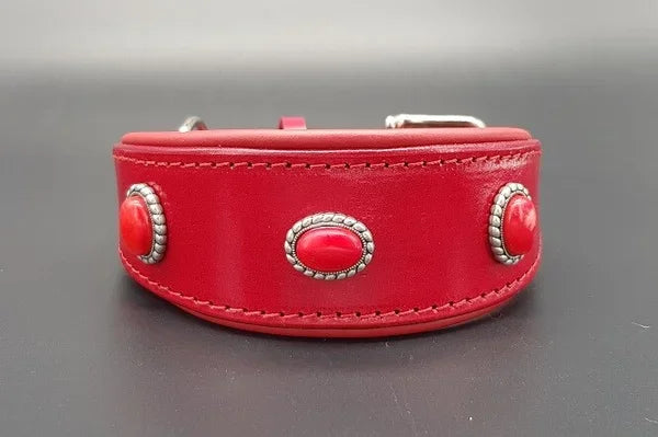 Riemen Halsband, Hunde Halsband handgefertigt, Halsband Konfigurator, DIY Hundehalsband, Riemen Halsband handmade-4-dogs, Lasergravierter Steckverschluss, handgefertigtes Hundehalsband mit Edelstein