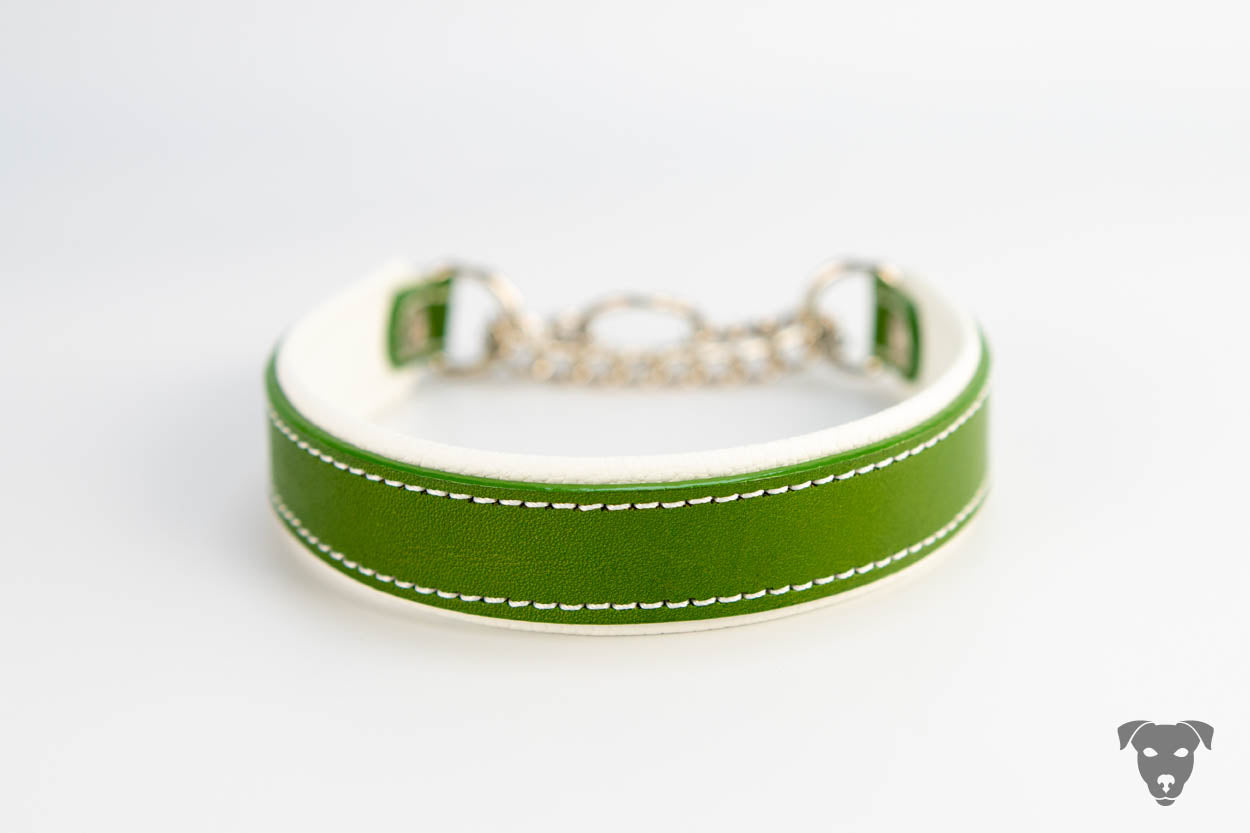 Riemen Halsband - grasgrüner Riemen