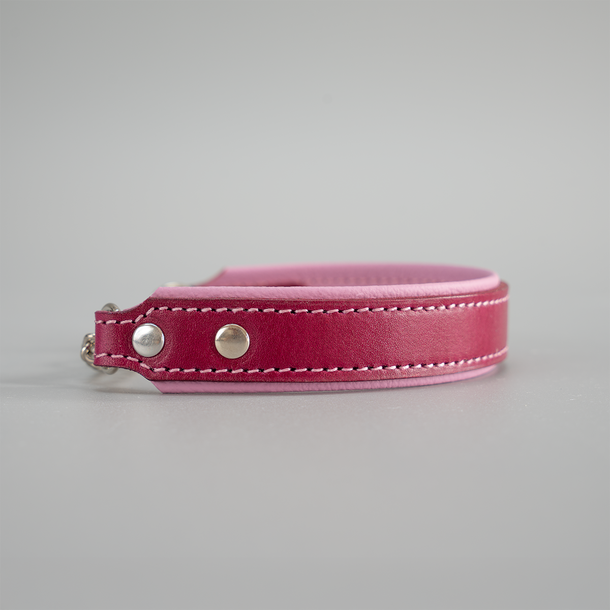 Riemen Halsband mit Kettenzug