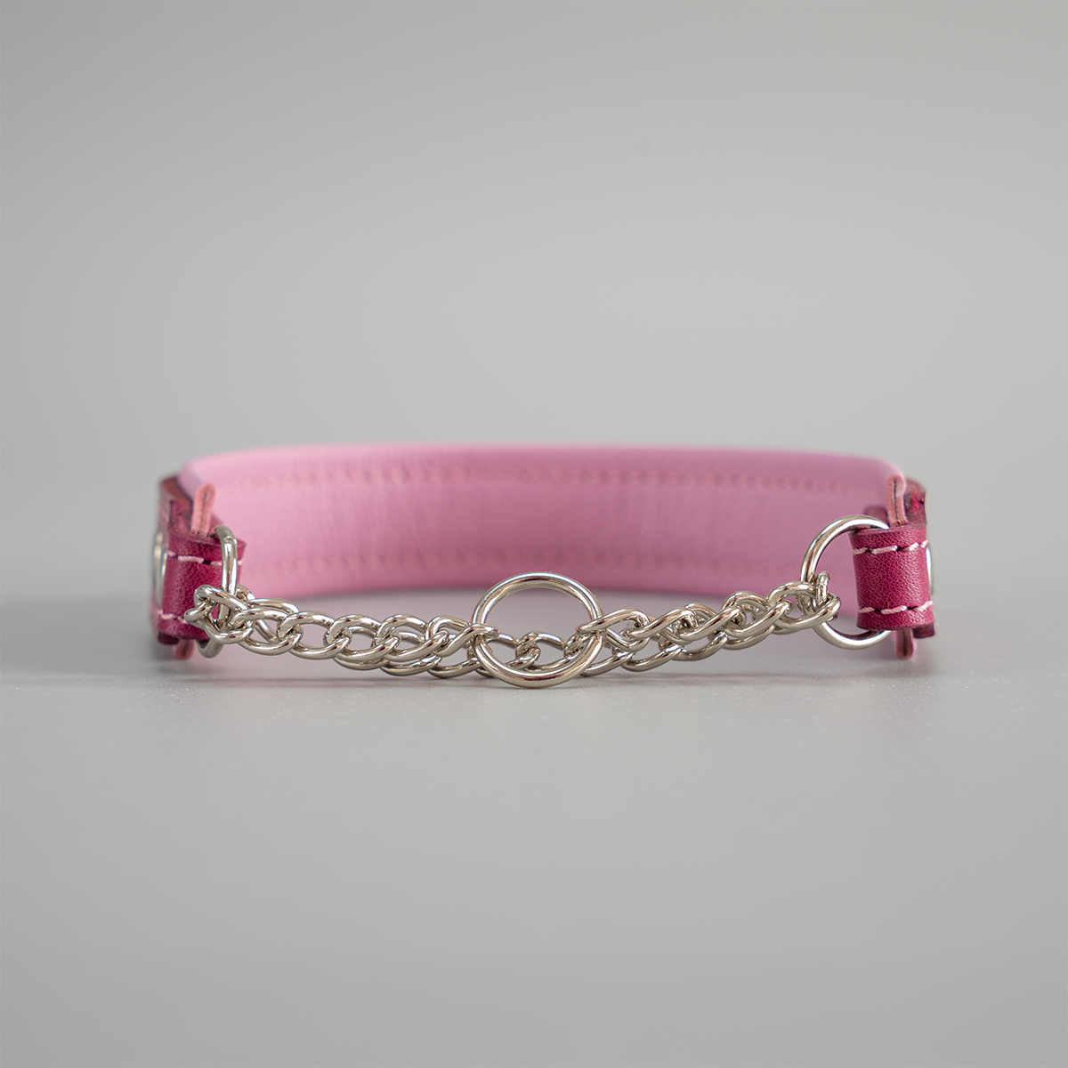 Riemen Halsband mit Kettenzug