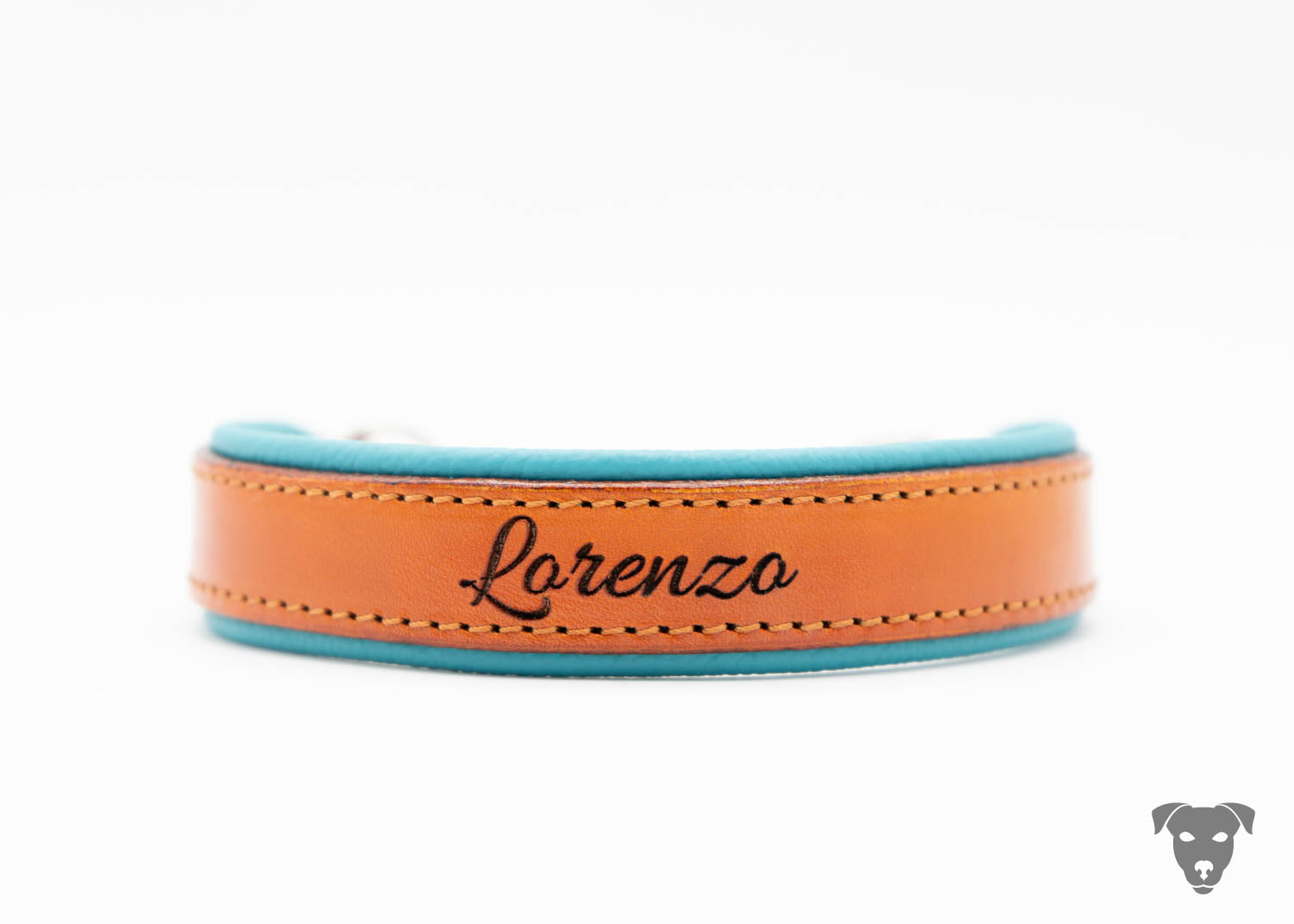 Riemen Halsband mit Namensgravur, Schnallenverschluss