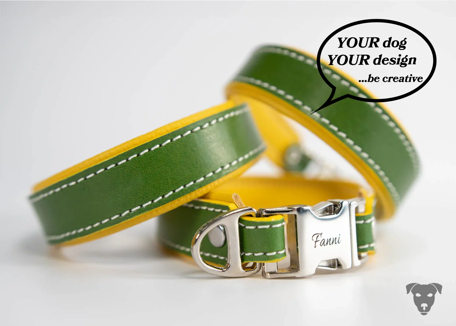 Hunde Halsband handgefertigt, Halsband Konfigurator, DIY Hundehalsband, Riemen Halsband handmade-4-dogs