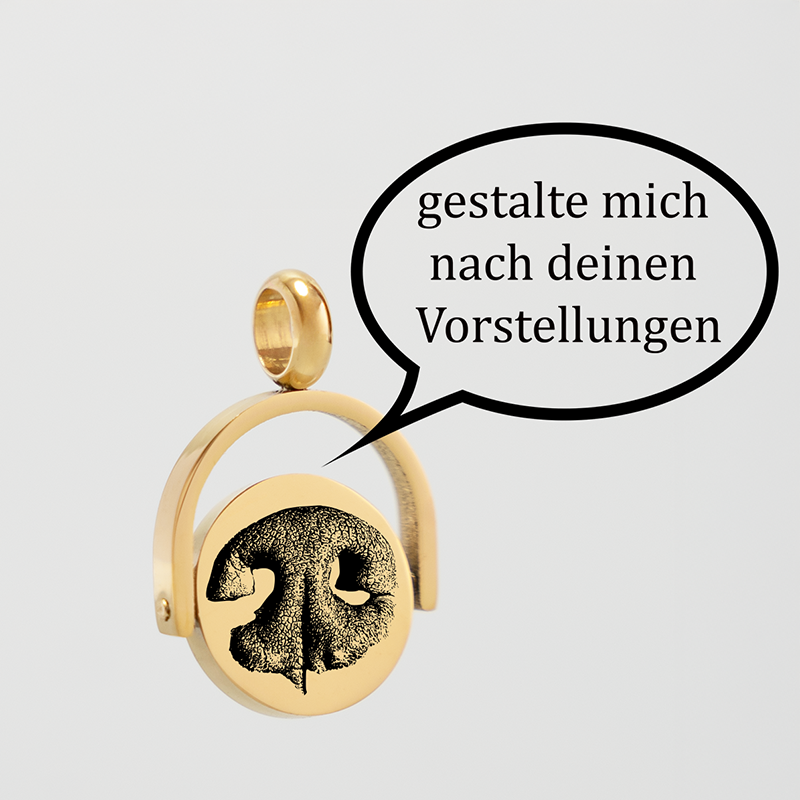 Steigbügel-Drehmedaillon