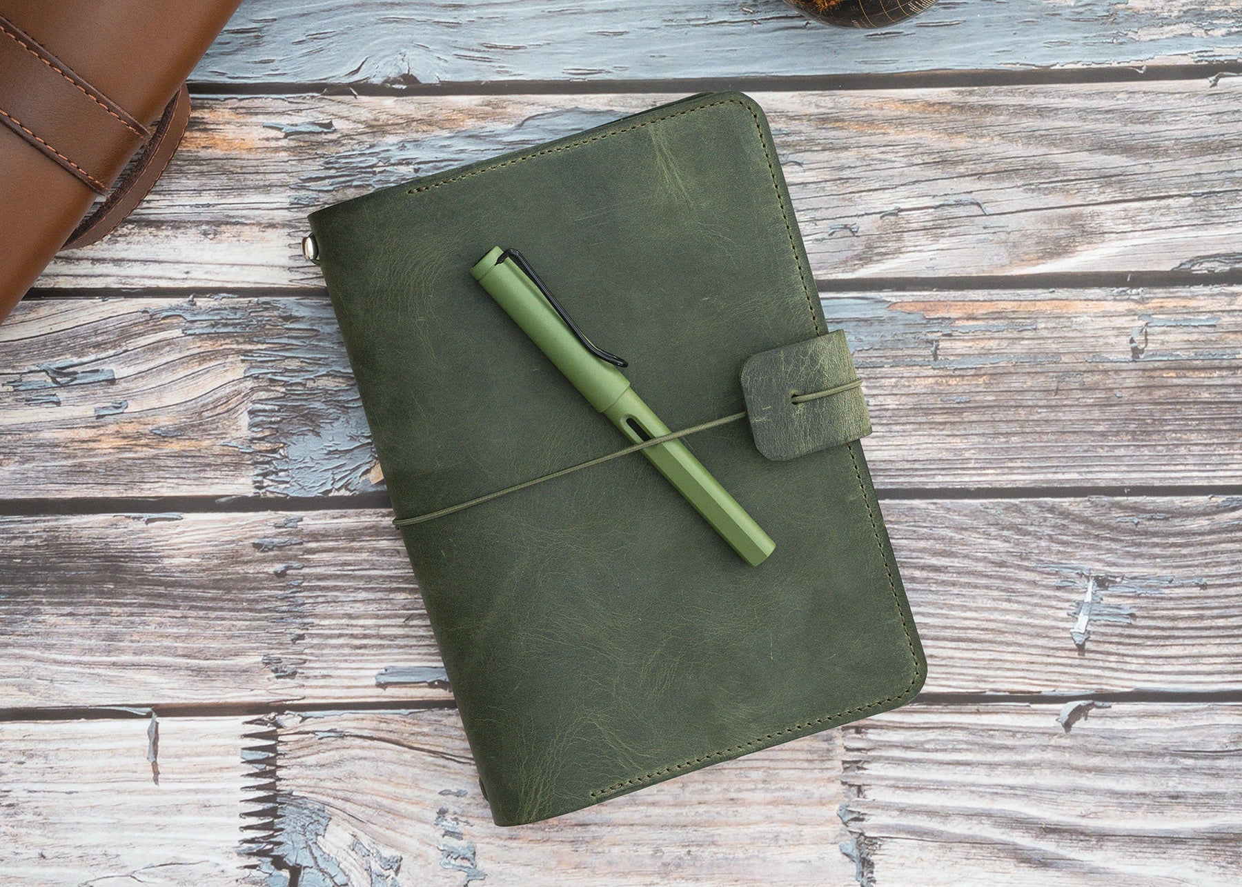 Traveler’s Notebook „Crazy Horse Olive“