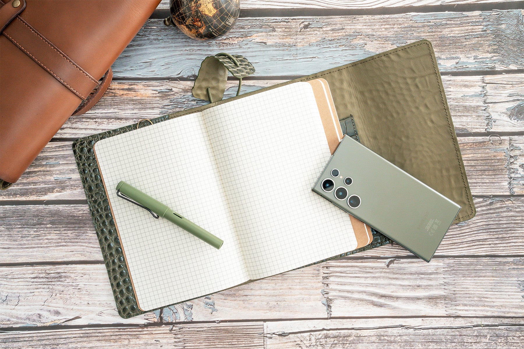 Traveler's Notebook in Kroko