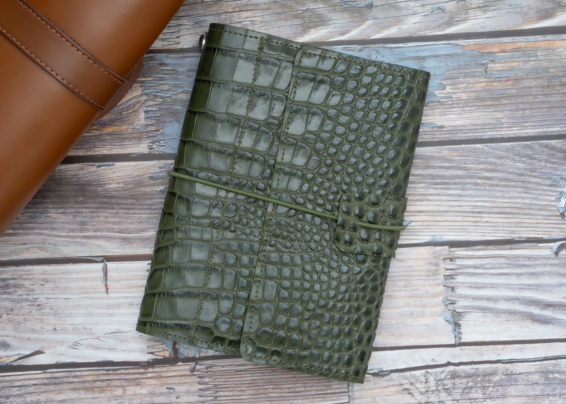 Traveler's Notebook in Kroko