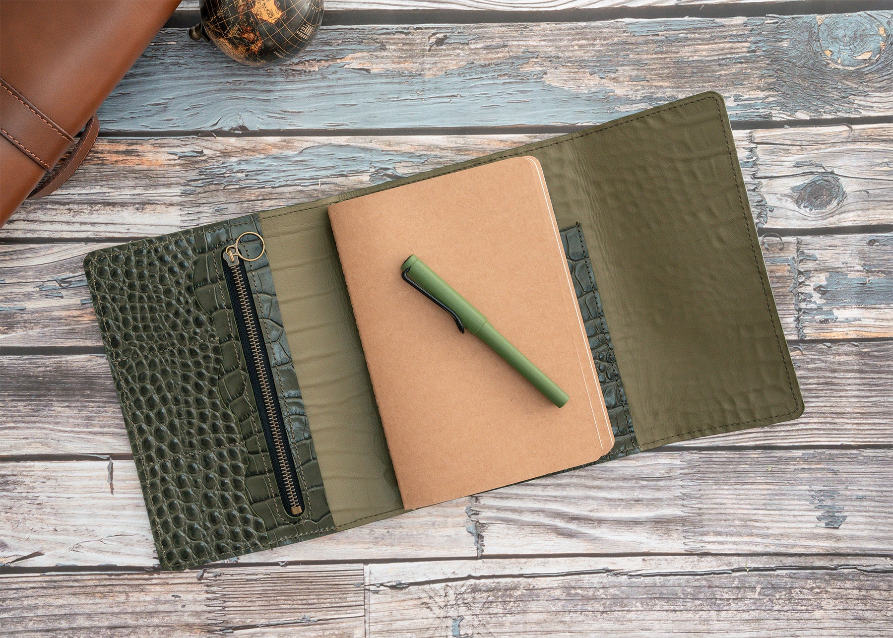 Traveler's Notebook in Kroko