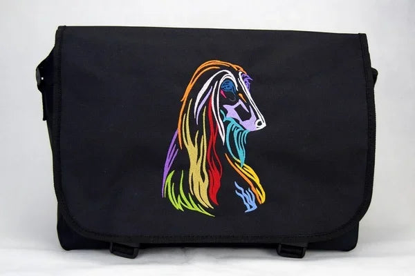 Messenger Bag COLORFUL Afghanhound