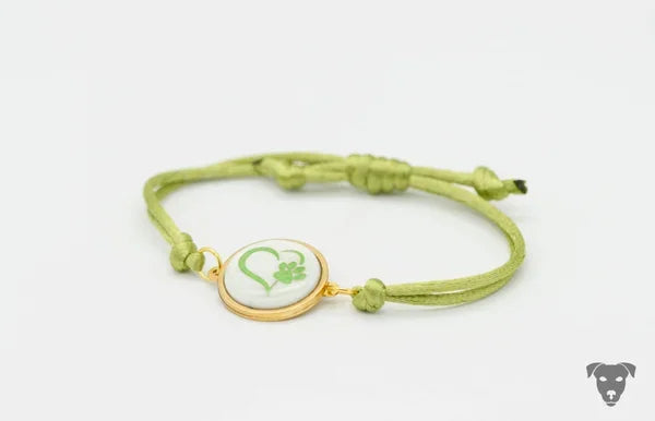 Muschel Armband - Pfotenherz