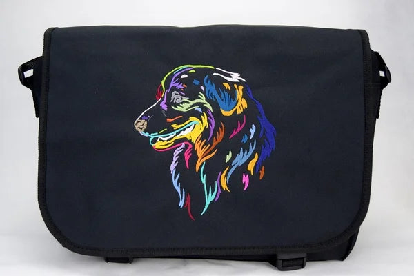 Messenger Bag COLORFUL Australian Shepherd