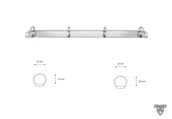 Vollleder Ringbuch A4
