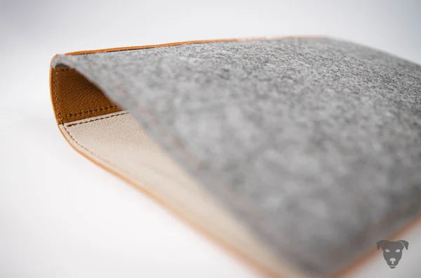 Ringbuch A5 Leder-Filz Kombination