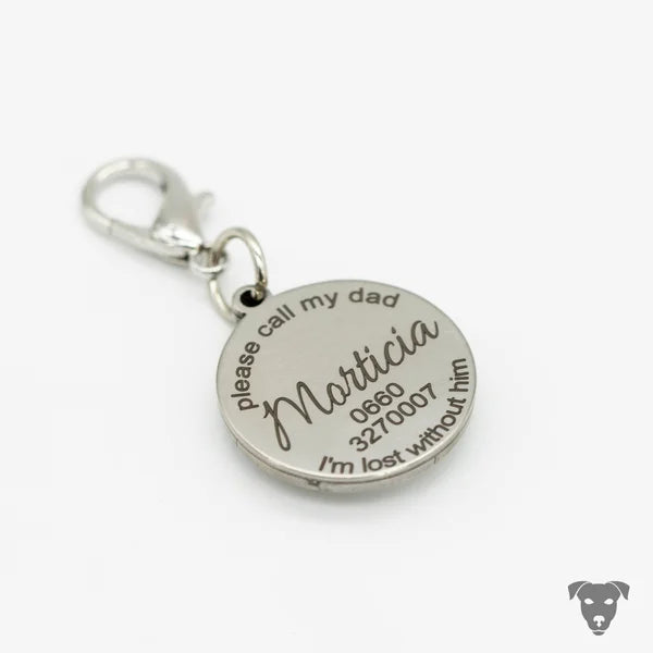 Muschel Hundemarke - Krönchen