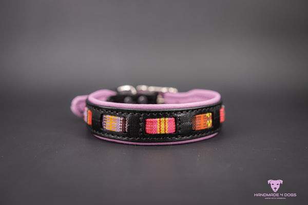 Riemen Halsband, Hunde Halsband handgefertigt, Halsband Konfigurator, DIY Hundehalsband, Riemen Halsband handmade-4-dogs, Lasergravierter Steckverschluss, BOHO Hundehalsband handgefertigt