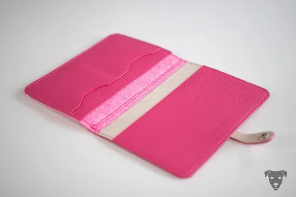 Impfpasshülle, EU-Heimtierausweishülle PINK&ROSA Kombination