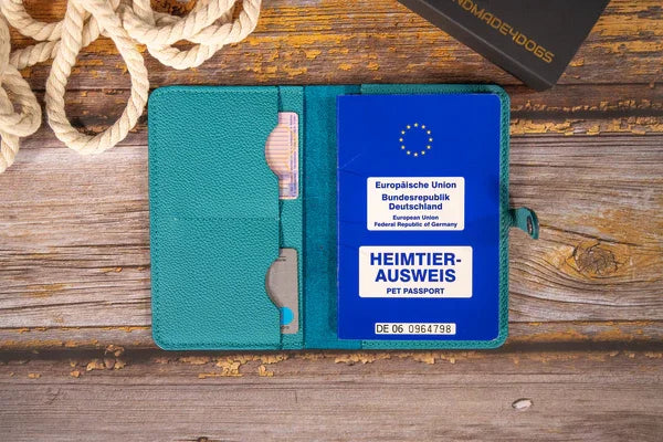 Impfpasshülle, EU-Heimtierausweishülle TÜRKIS