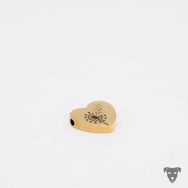 DANDELION heart pendant