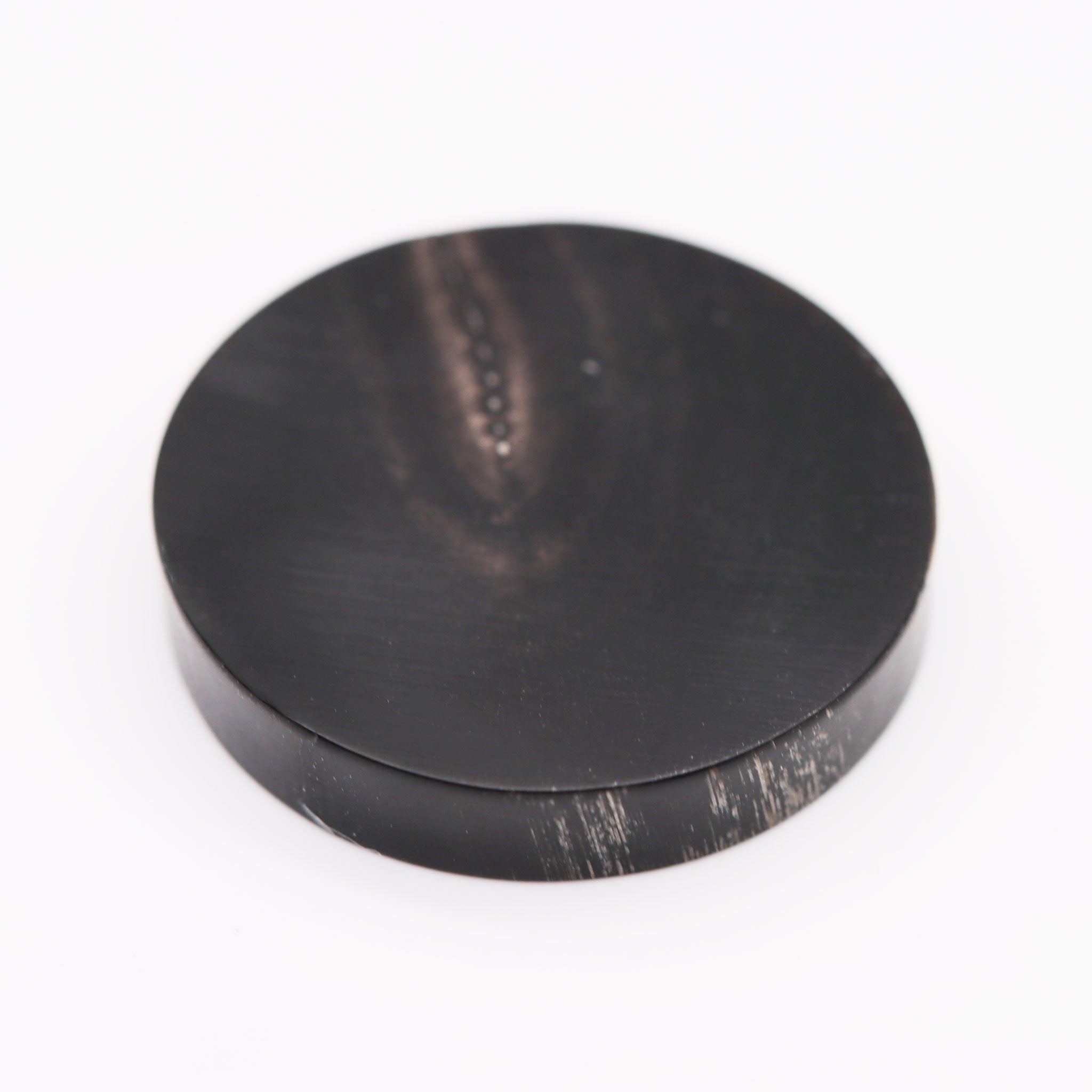 schwarze Büffelhorn Platte Rohling für die Hundemarke