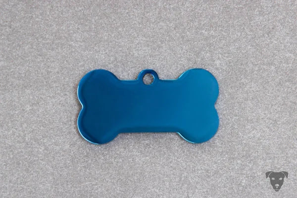 Edelstahl Hundemarke Knochen