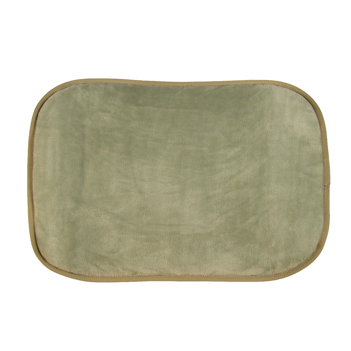 Dog Bed To Go LIGHT Hundereisebett mit mintgrüner Microfaser-Liegefläche, 4 cm Polsterung und pflaumenfarbener Einfassung von handmade4dogs