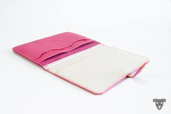 Impfpasshülle für Hunde, EU-Heimtierausweishülle PINK&PINK Kronen Stick