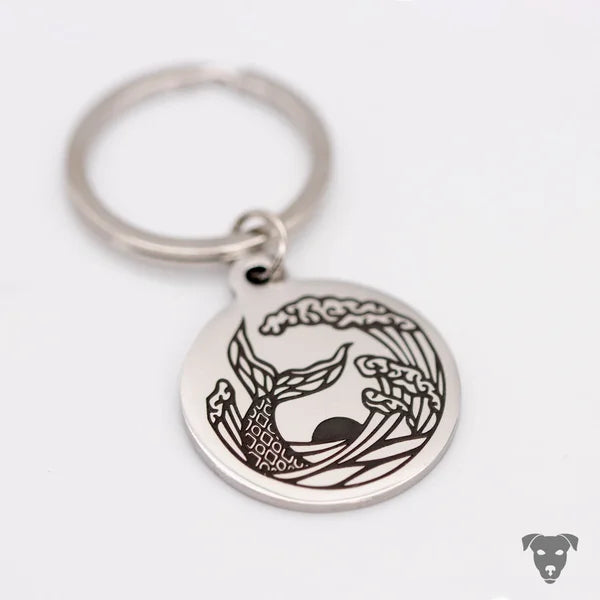 handmade-4-dogs, laser gravierter Schlüsselanhänger, Schmuck mit graviertem Pfotenabdruck, graviertem Nasenabdruck vom Hund, graviertem Baby Fußabdruck, gravierter Fingerabdruck