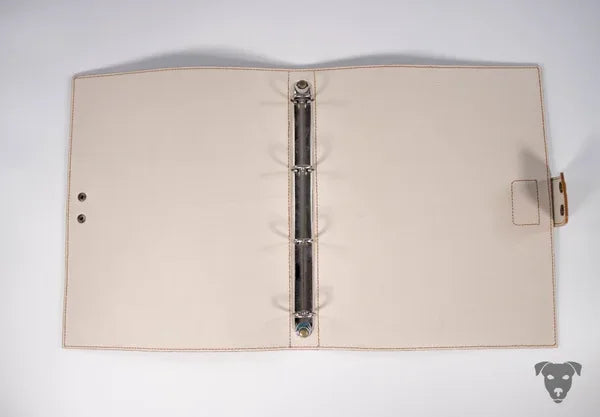 Vollleder Ringbuch A4