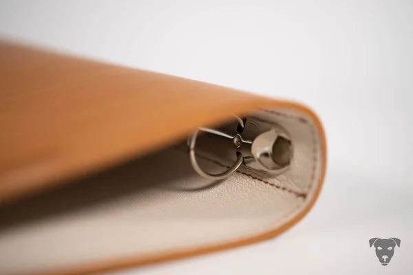 Vollleder Ringbuch A4