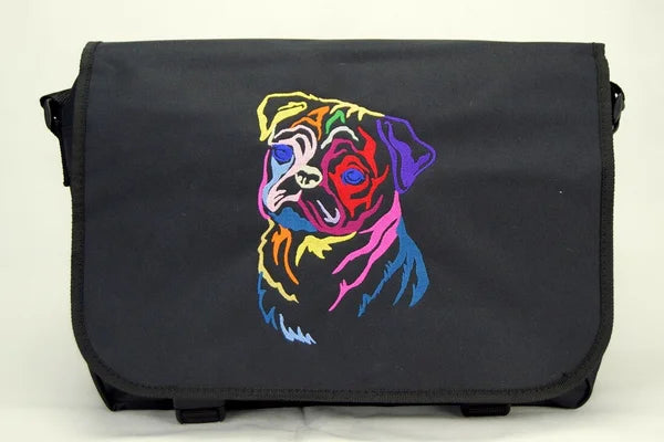Messenger bag COLORFUL PUG