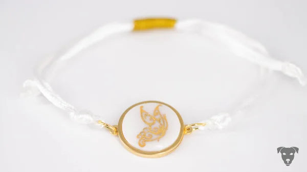 Muschel Armband "GOLDEN BUTTERFLY"