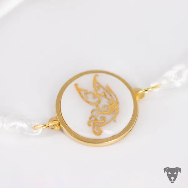 Muschel Armband "GOLDEN BUTTERFLY"