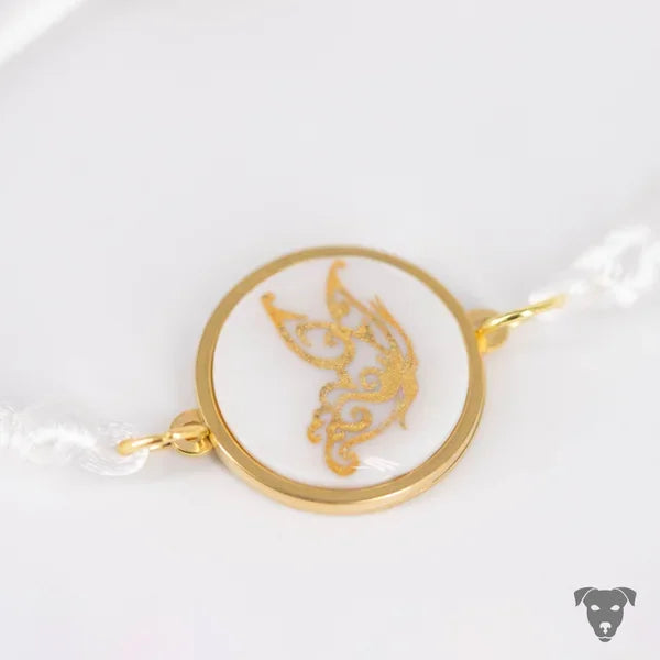 Muschel Armband "GOLDEN BUTTERFLY"