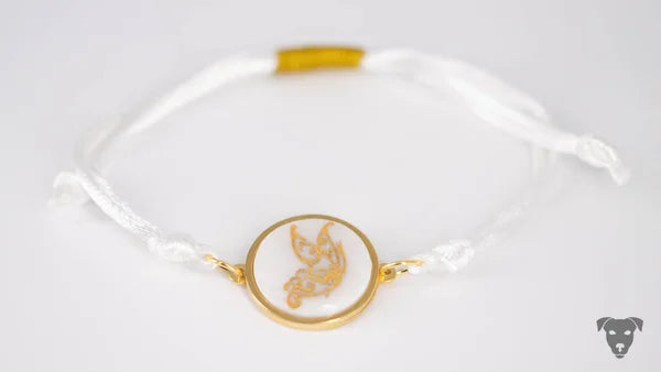 Muschel Armband "GOLDEN BUTTERFLY"