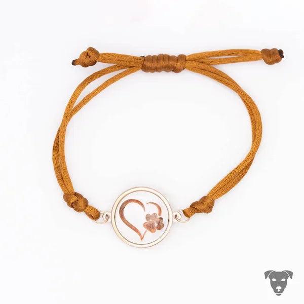 Muschel Armband - Pfotenherz