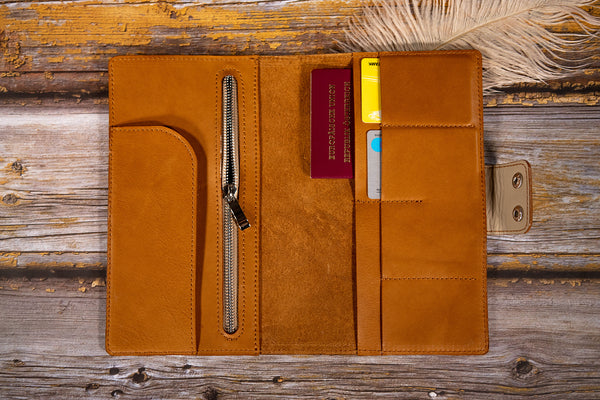 Travel Wallet COGNAC