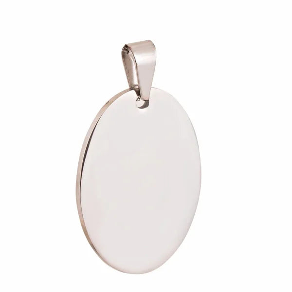 Pfotenabdruck Anhänger OVAL