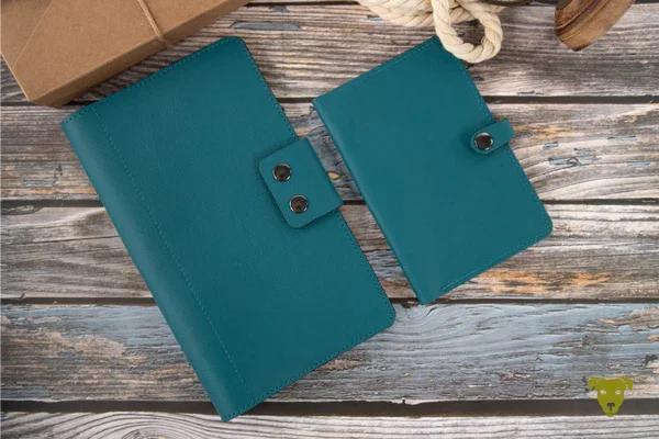 Impfpasshülle für Hunde, handgefertigt aus Leder